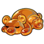 Sleepy Orange Gummy Bear