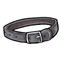Simple Gray Leather Collar