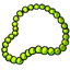 Lime Party Beads