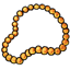 Orange Party Beads