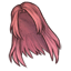 Pink Long-haired Wig