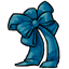 Teal Present Bow