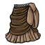 Draped Brown Skirt