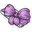 Purple Silk Bow