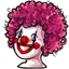 Hot Pink Clown Wig