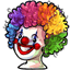 Spectrum Clown Wig